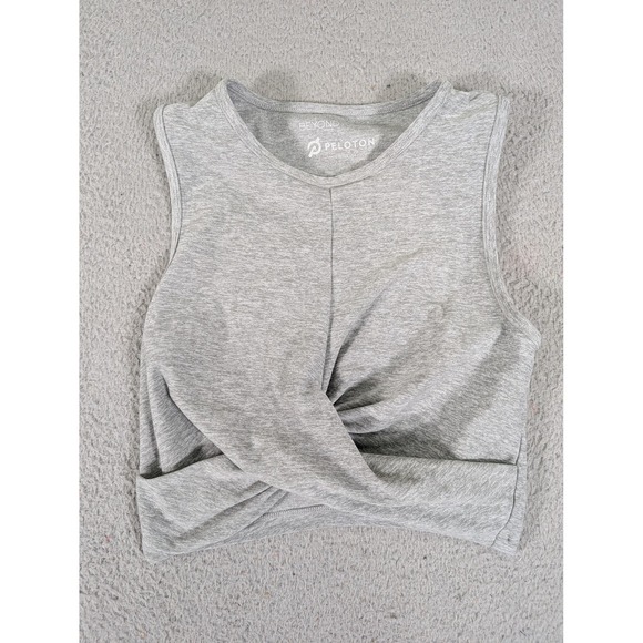 Beyond Yoga x Peloton Cropped Tank Womens Medium Twist Front USA Made SD1147TPE - Picture 1 of 8